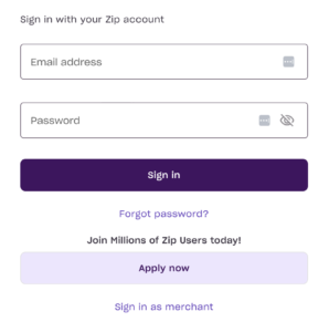 A digital login screen showing both user interface components and text to demonstrate what content design looks like.
